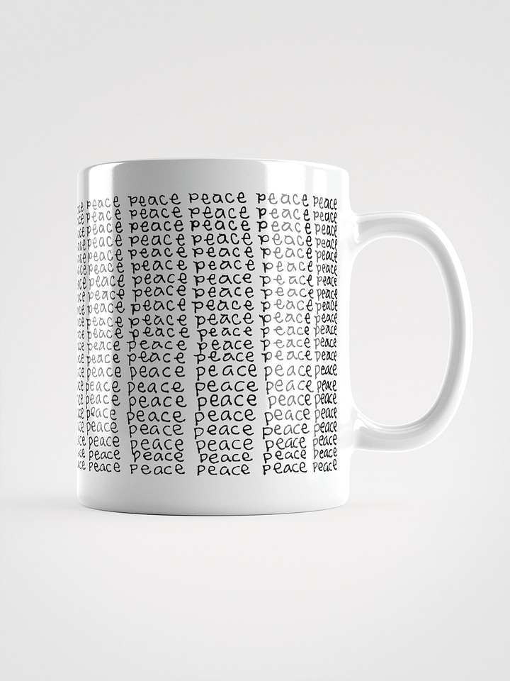 Peace 2 White Glossy Mug product image (1)