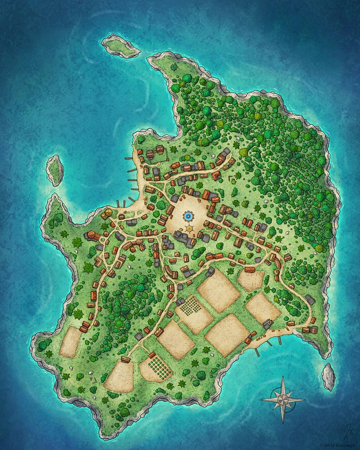 The Moonlit Isle Map Pack product image (1)