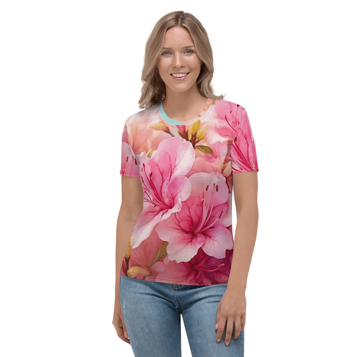 Azalea Allure: Floral Elegance Tees product image (1)