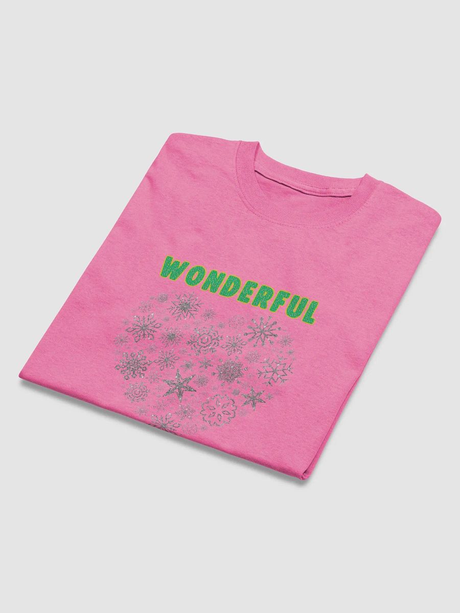 Wonderful Christmas Glitter Heart T-Shirt product image (48)