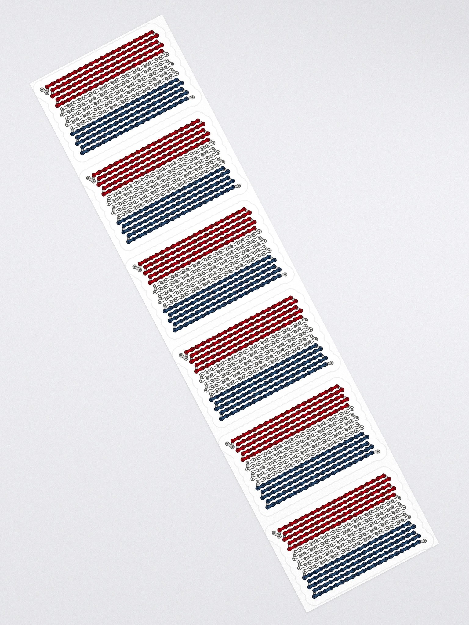 Netherlands Bike Chain Flag Sticker 6 Pack product image (2)