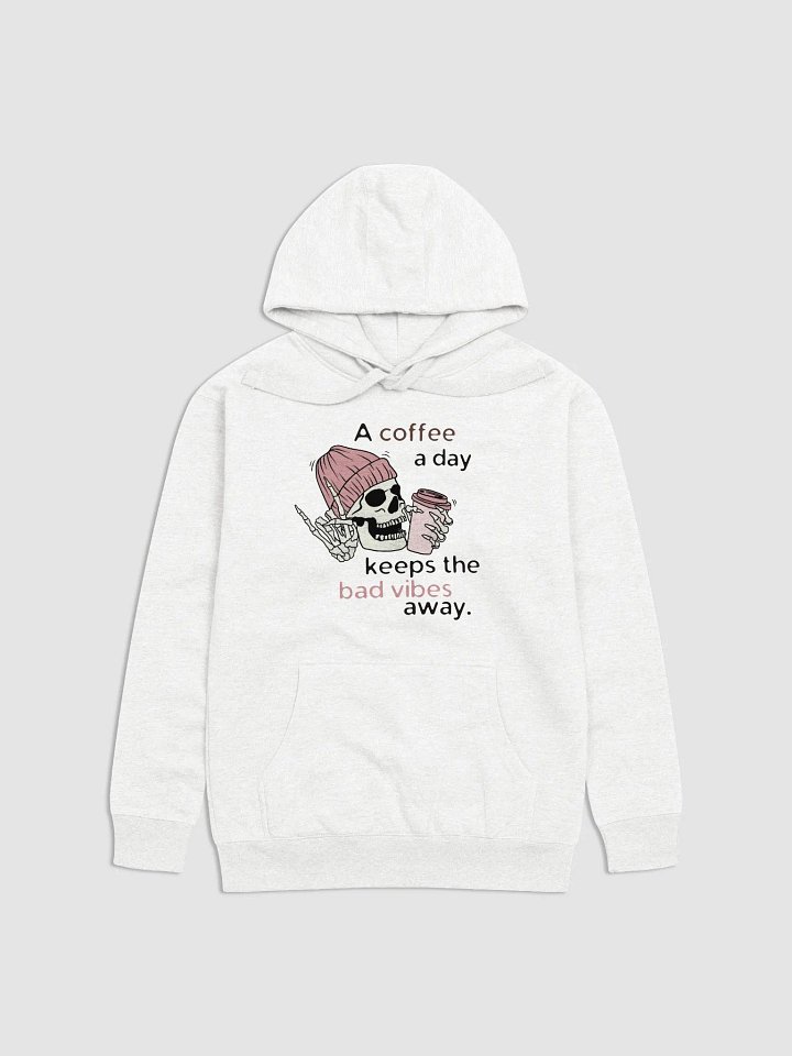 Coffee Vibes hoodie - white product image (1)