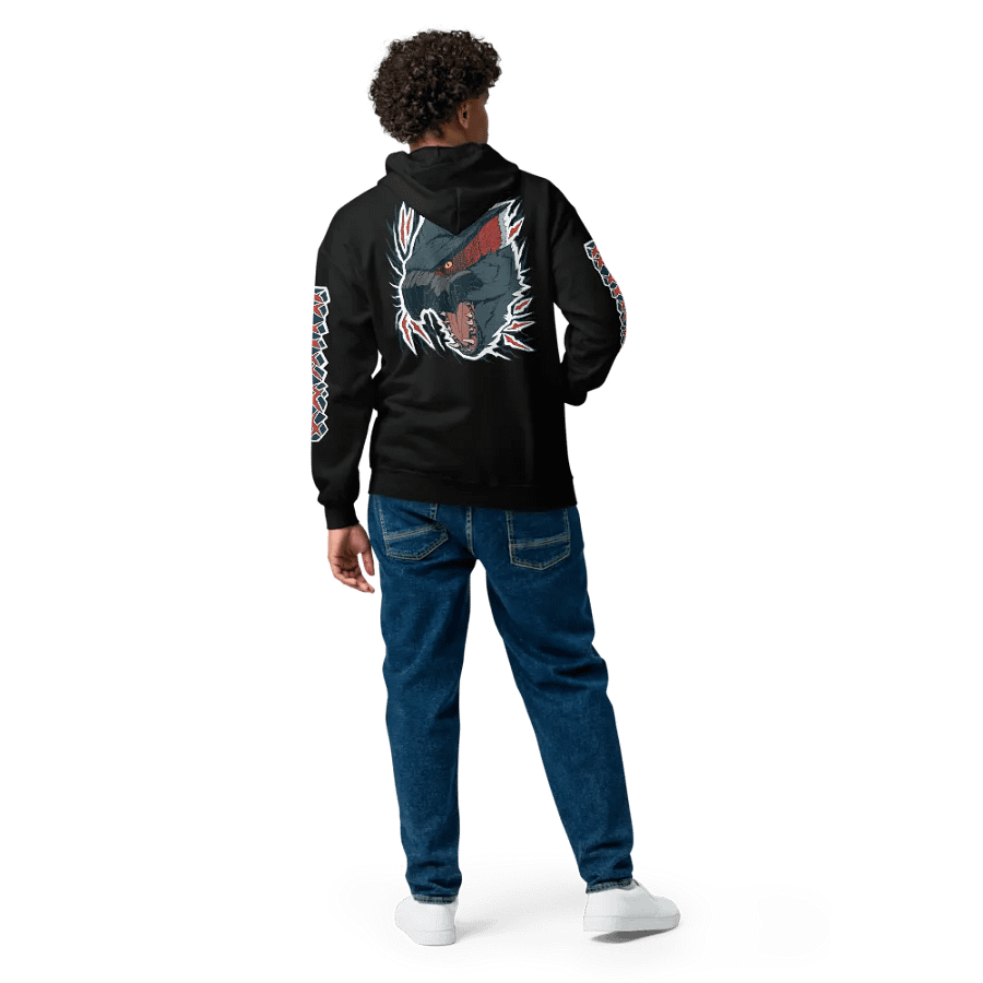 Nargacuga (Alt Design) Zip-Up Hoodie product image (11)