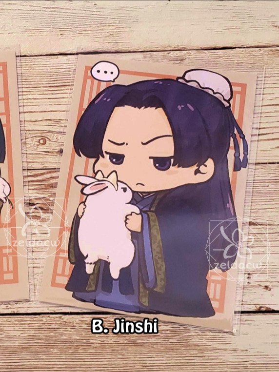 Chibi Characters with Bunny Maru. Collectible Card product image (2)