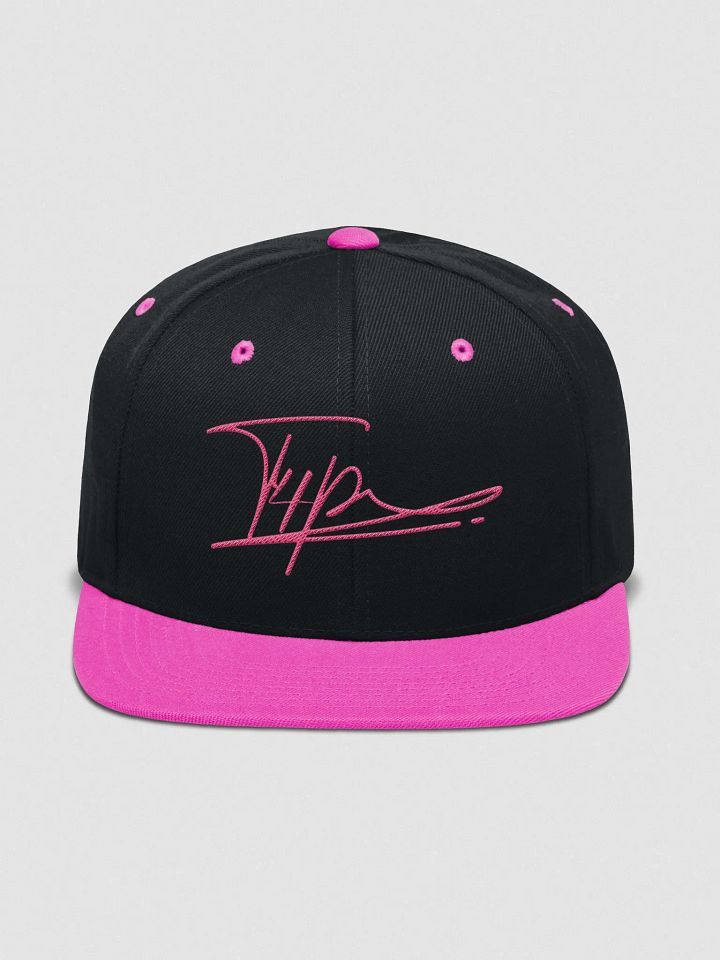 T4P Wool Blend Snapback - Black/Pink product image (1)