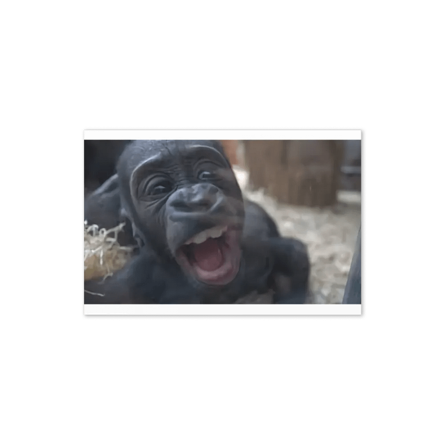 Curious Gorilla Greeting Card product image (4)