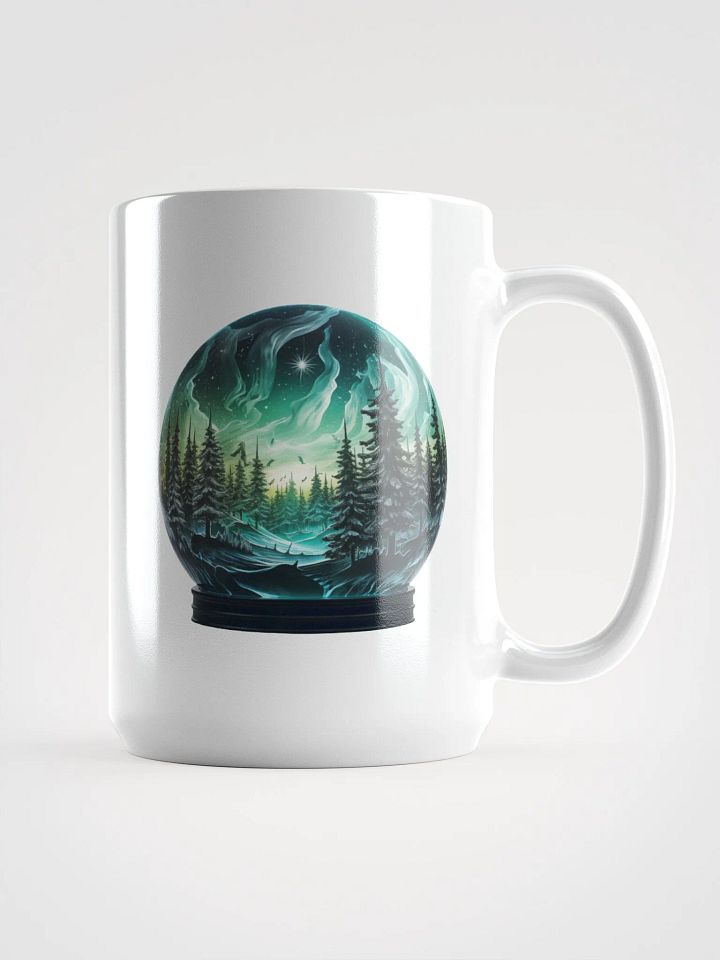 Aurora Borealis Snow Globe Mug product image (1)
