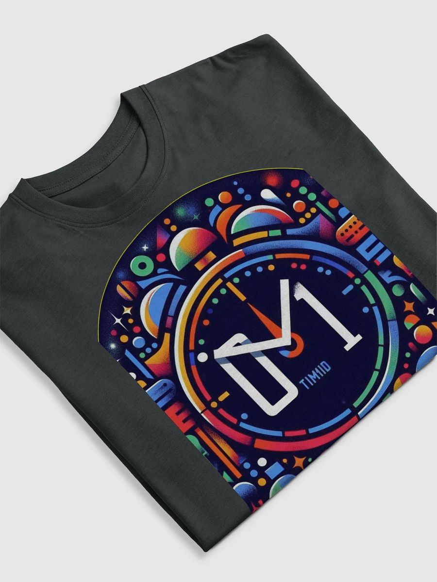 Vibrant Geometric Watch Face Graphic Tee product image (5)
