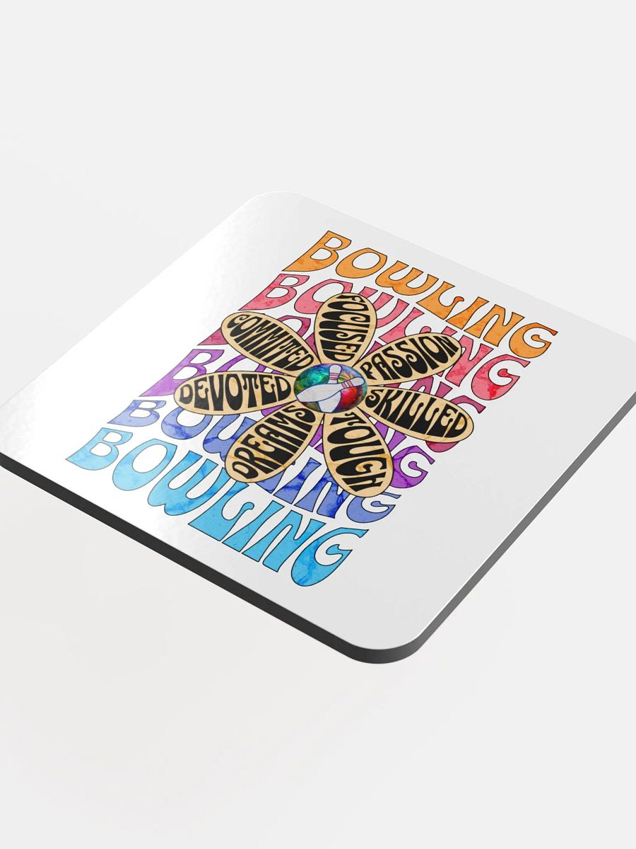 Flower Bowling Focused Dreams Coaster product image (4)