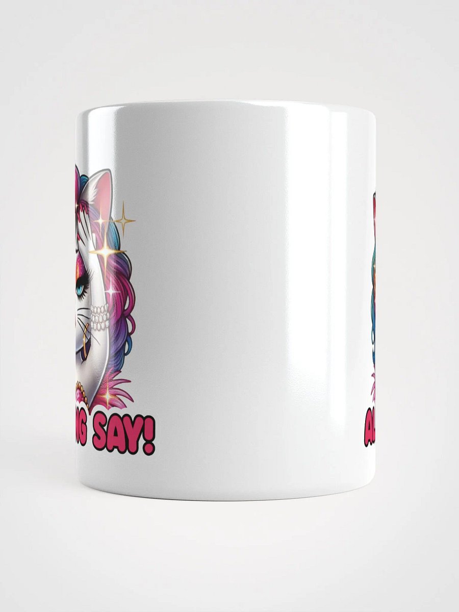 Alemong Say! White Glossy Mug product image (15)