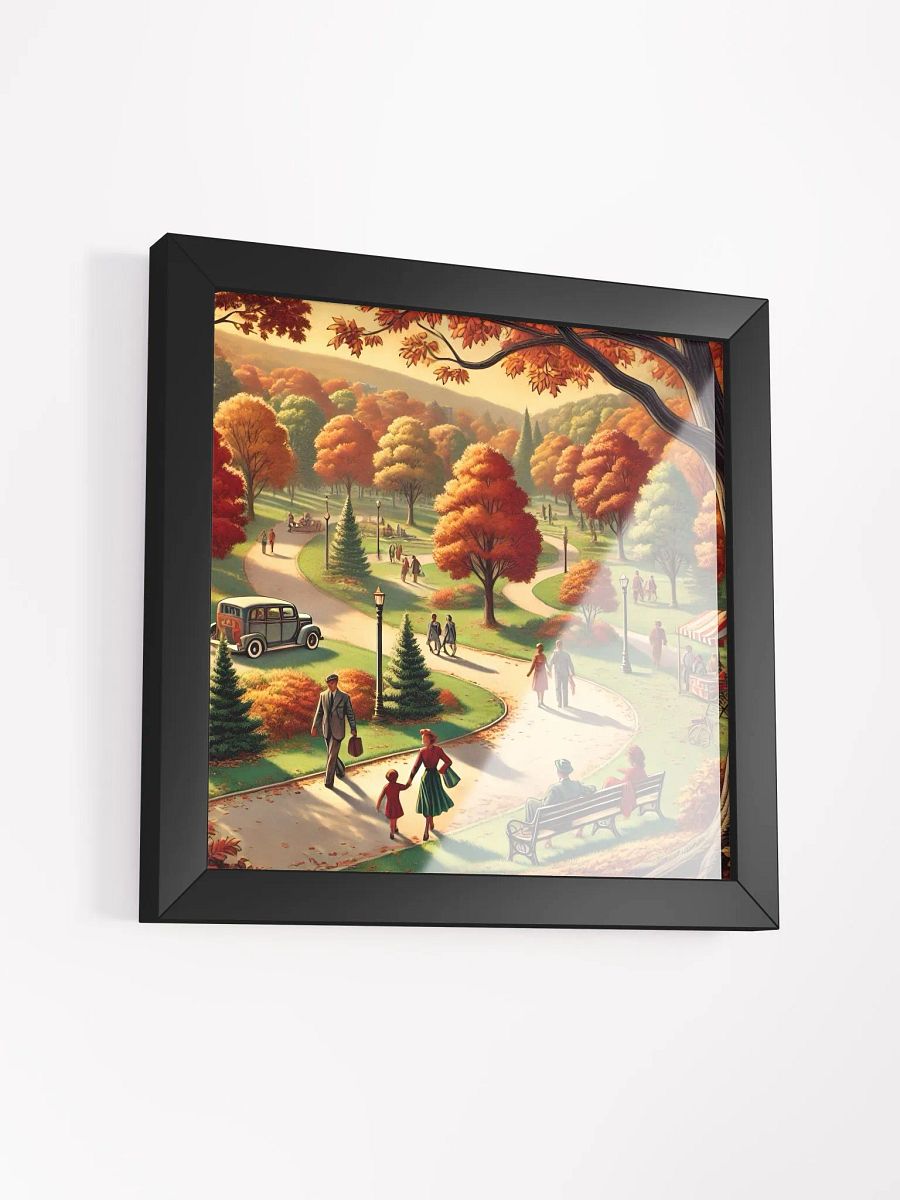 Autumn in the Park: Framed Artwork product image (3)