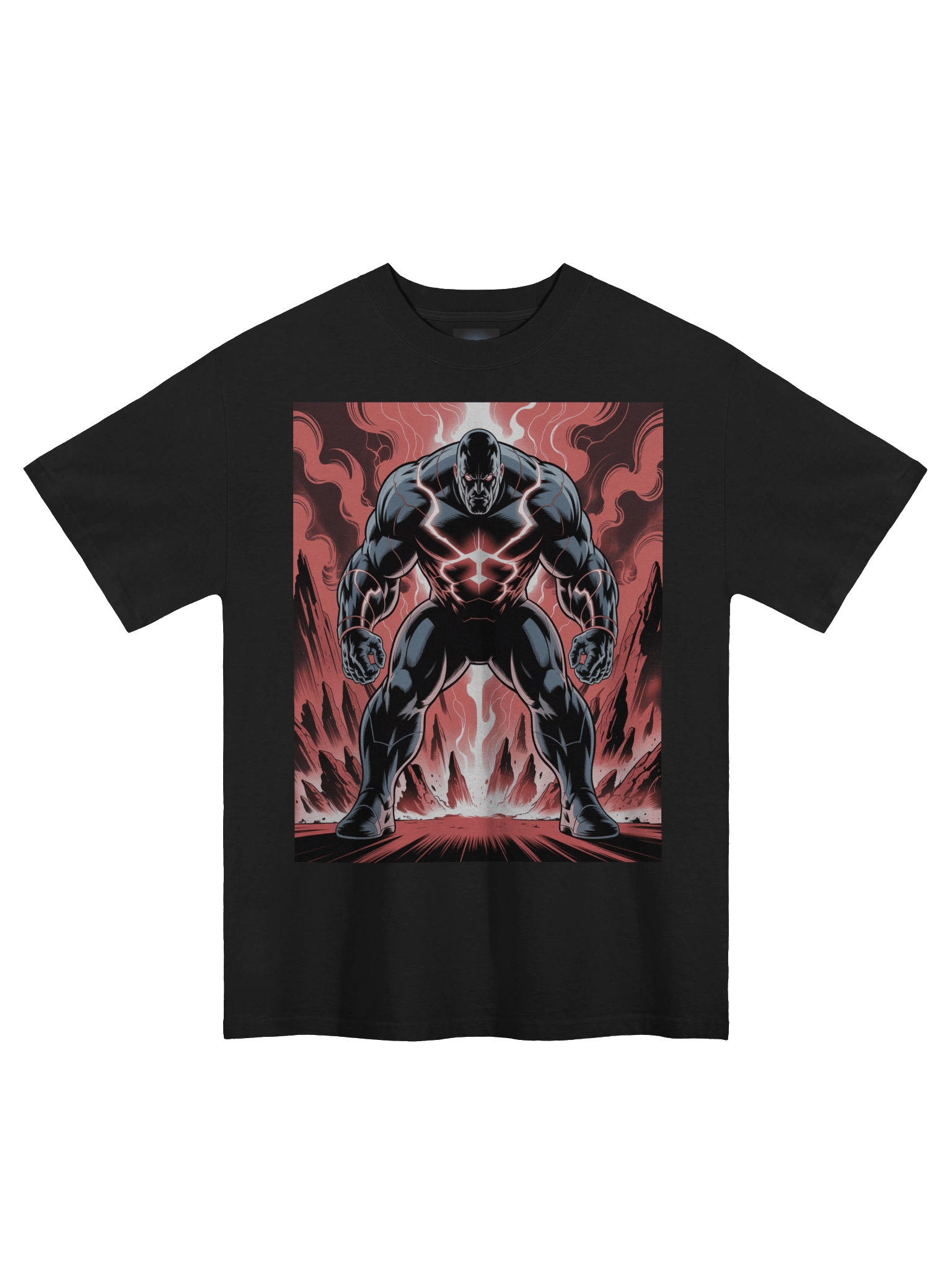 Apokolips Tyrant: Darkseid Oversized Faded T-Shirt product image (3)