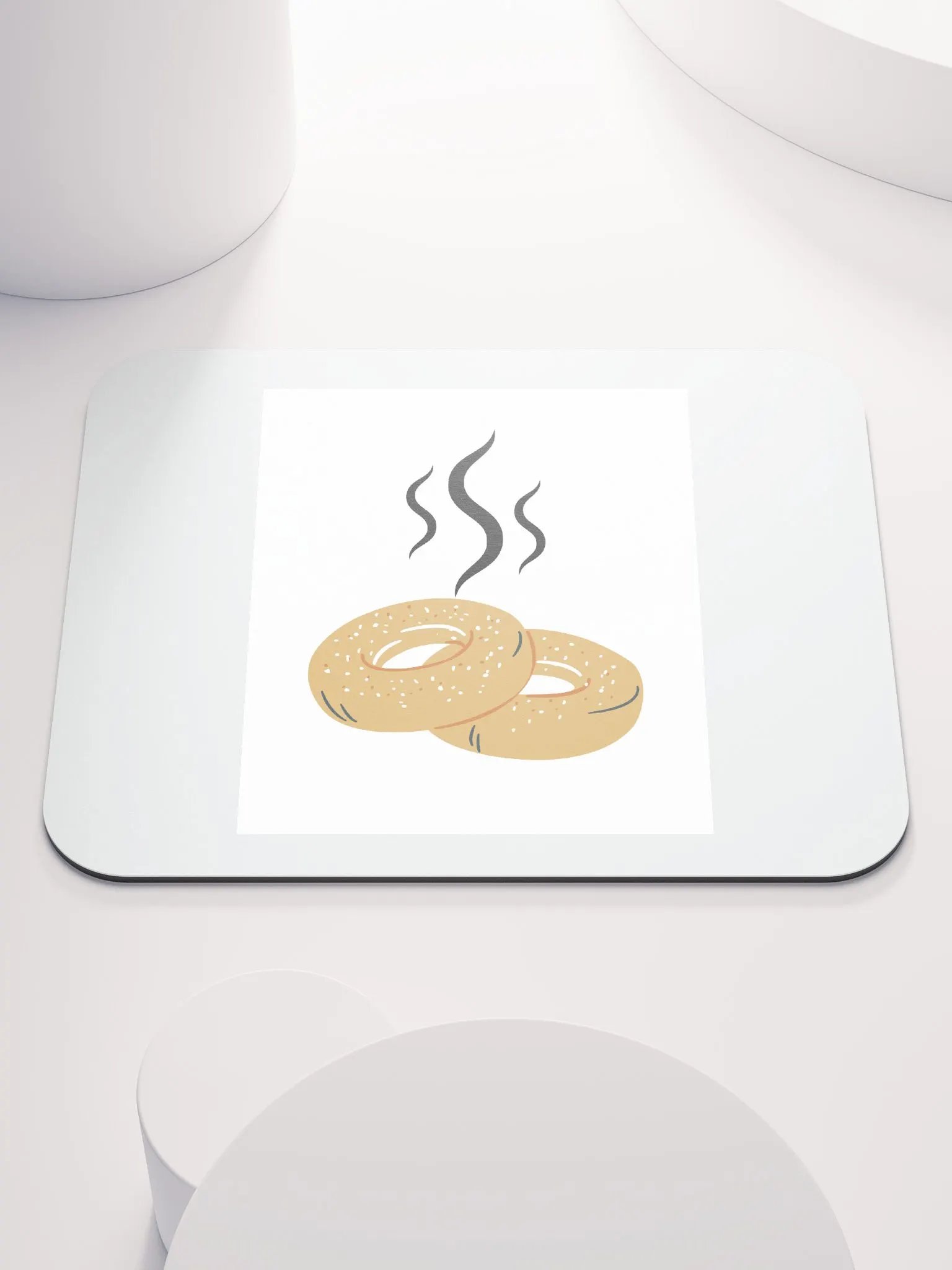 Roasted Bagel Mouse Pad! product image (1)