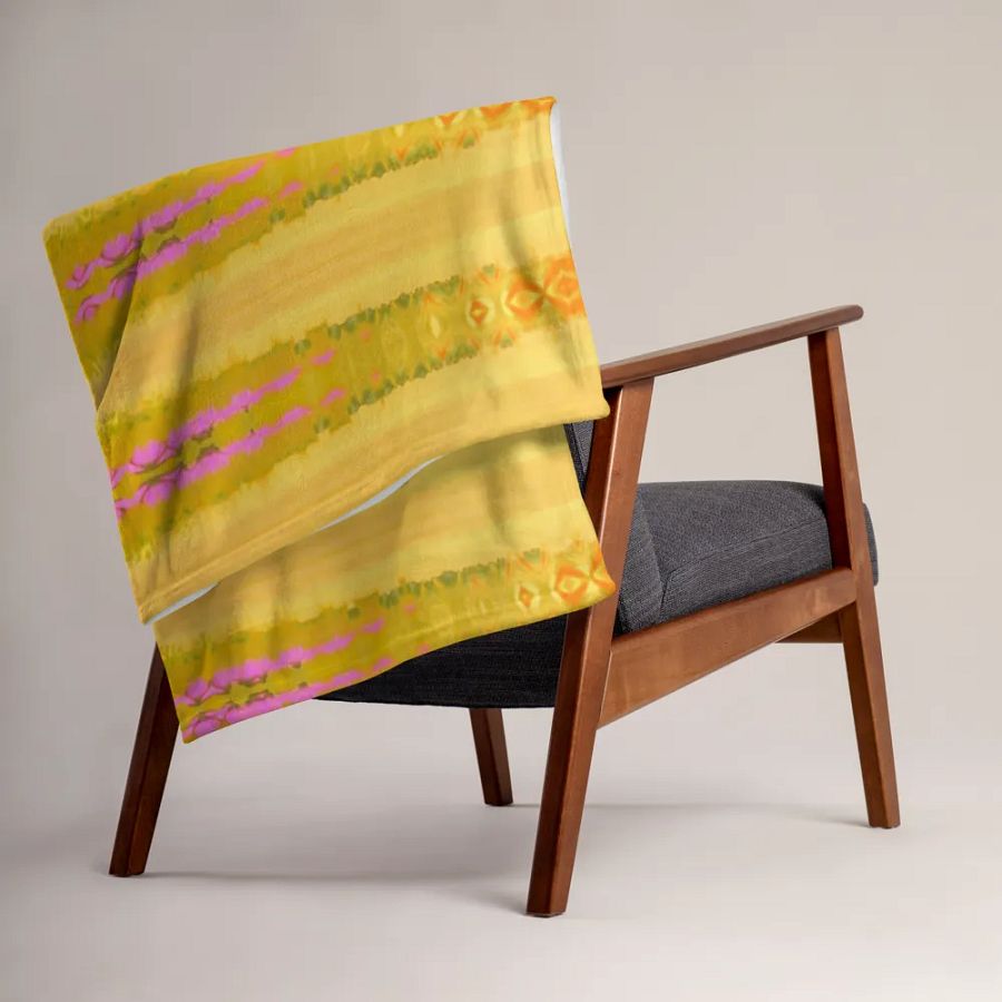 Colorful Striped Throw Blanket product image (5)