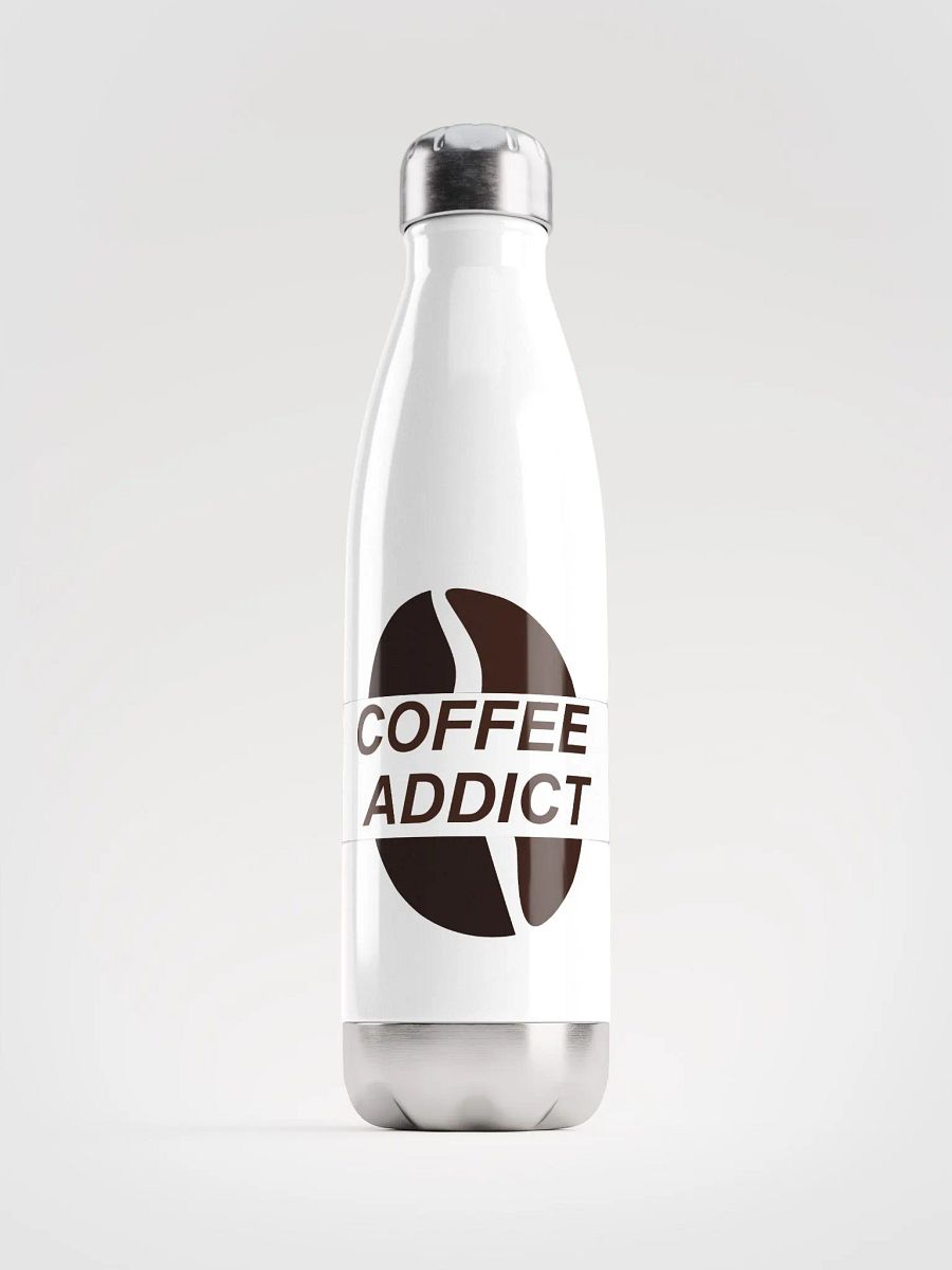 Coffee Addict Stainless Steel Water Bottle product image (1)
