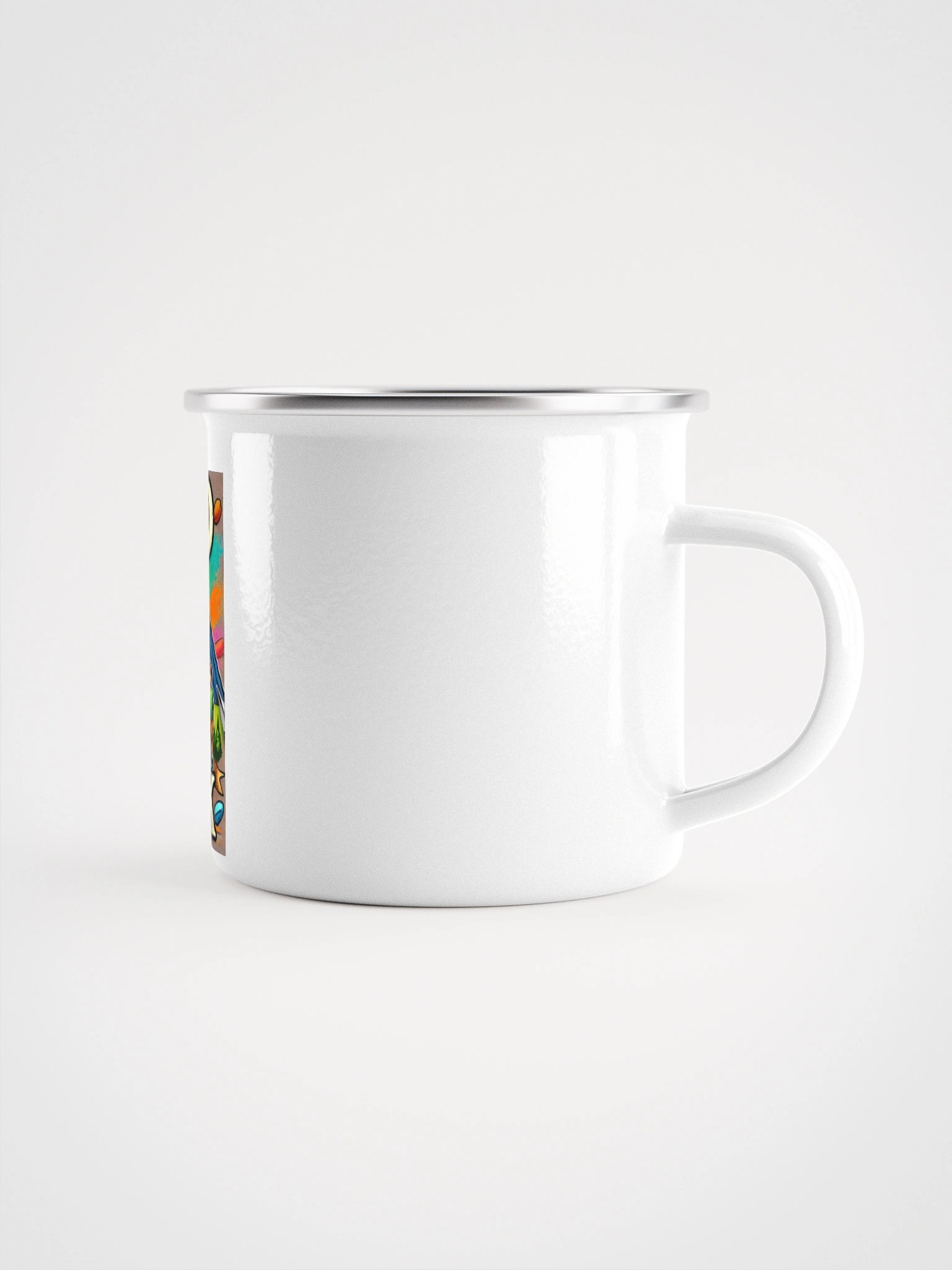 Dad The Rock Enamel Mug product image (1)