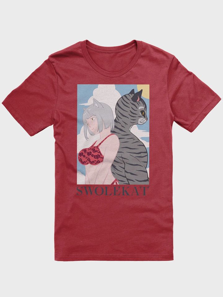 Beach T-shirt (Black Text) product image (1)