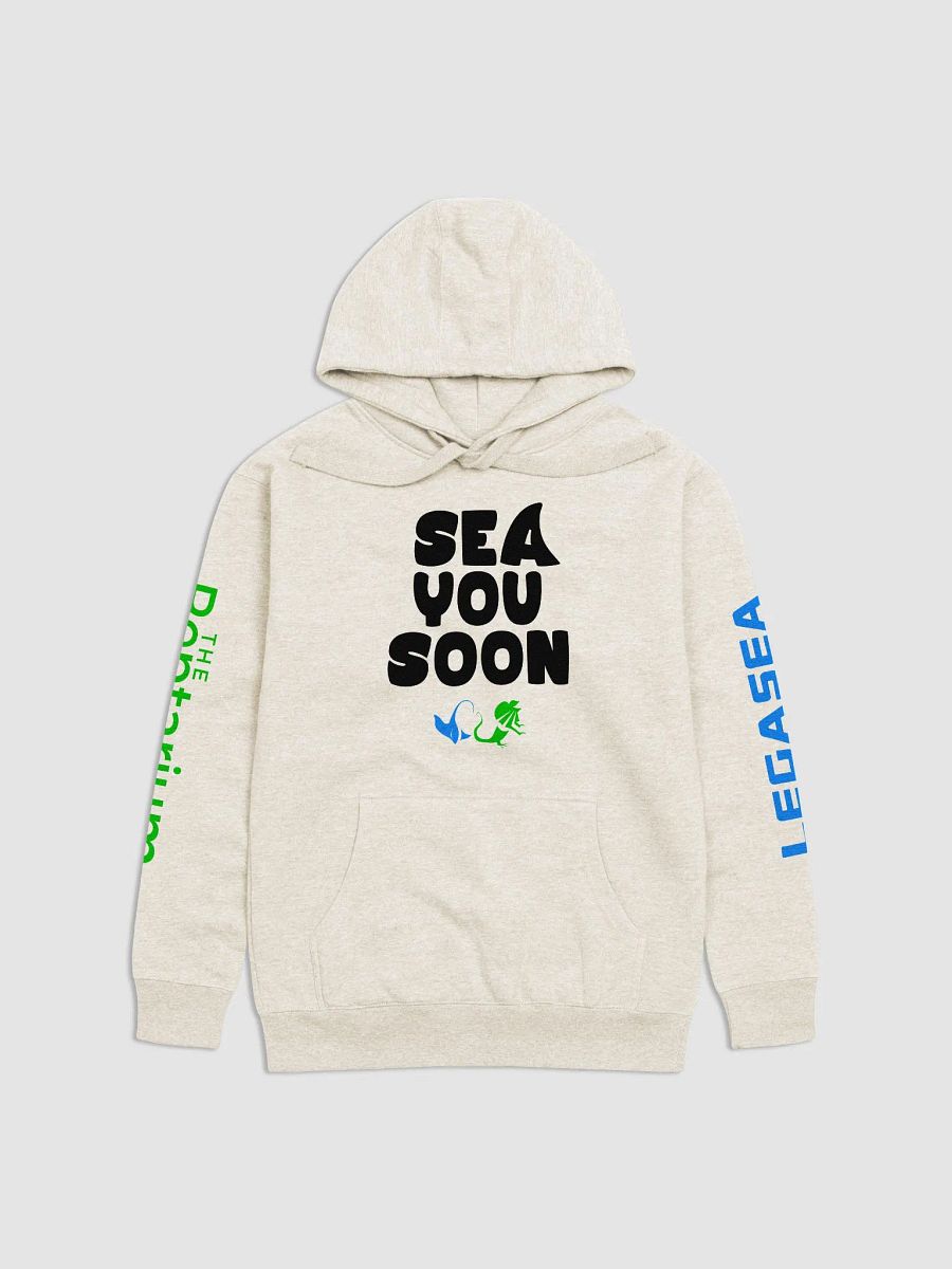 Sea You Soon Hoodie Black Letters product image (1)