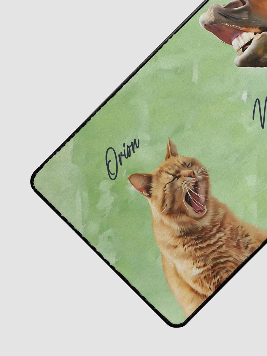 YOUR BEST FRIENDS! / DESK MAT WITH PERSONALIZED NAME / 15,5" x 31,5" product image (4)