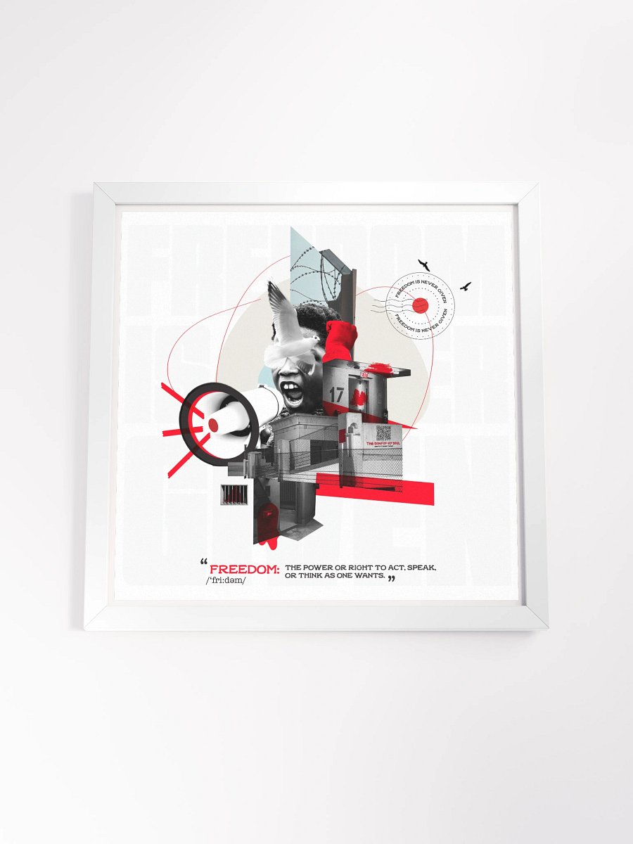 Freedom is never given product image (7)
