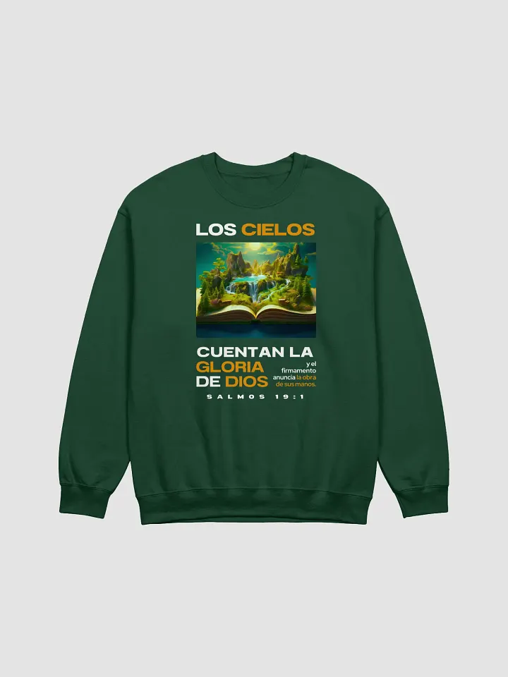 Sudadera Unisex Cuello Redondo | Los cielos cuentan la Gloria de Dios product image (13)