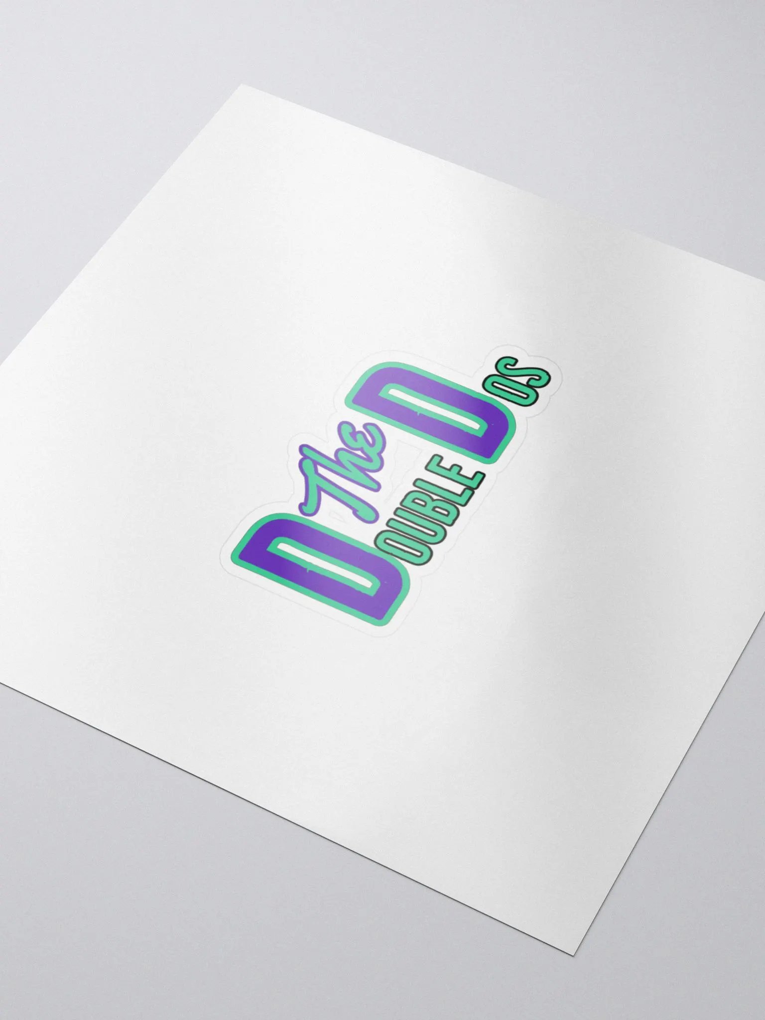 TheDoubleDos Sticker product image (3)