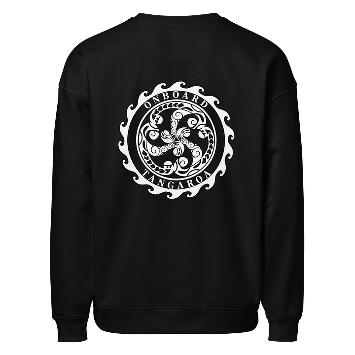 "Onboard Tangaroa" Organic Oversized Sweatshirt – Relaxed Fit, Built to Last (Dark Colours) product image (2)