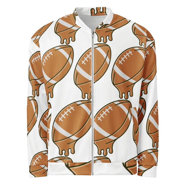 Dripping Footballs All-Over Bomber Jacket product image (1)