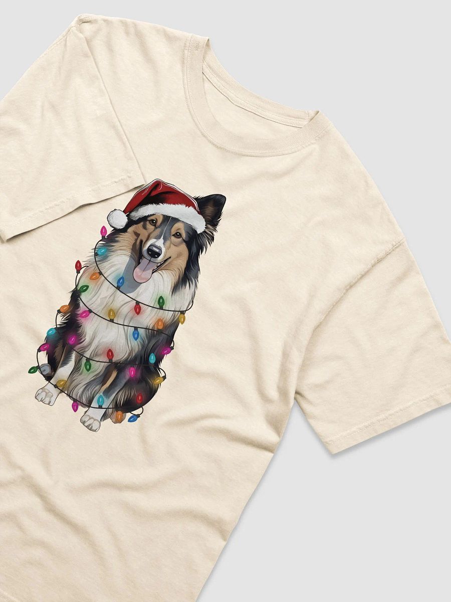 Funny Shetland Sheepdog(Tricolor) Christmas T-Shirt for Sheltie Paw-rents product image (21)