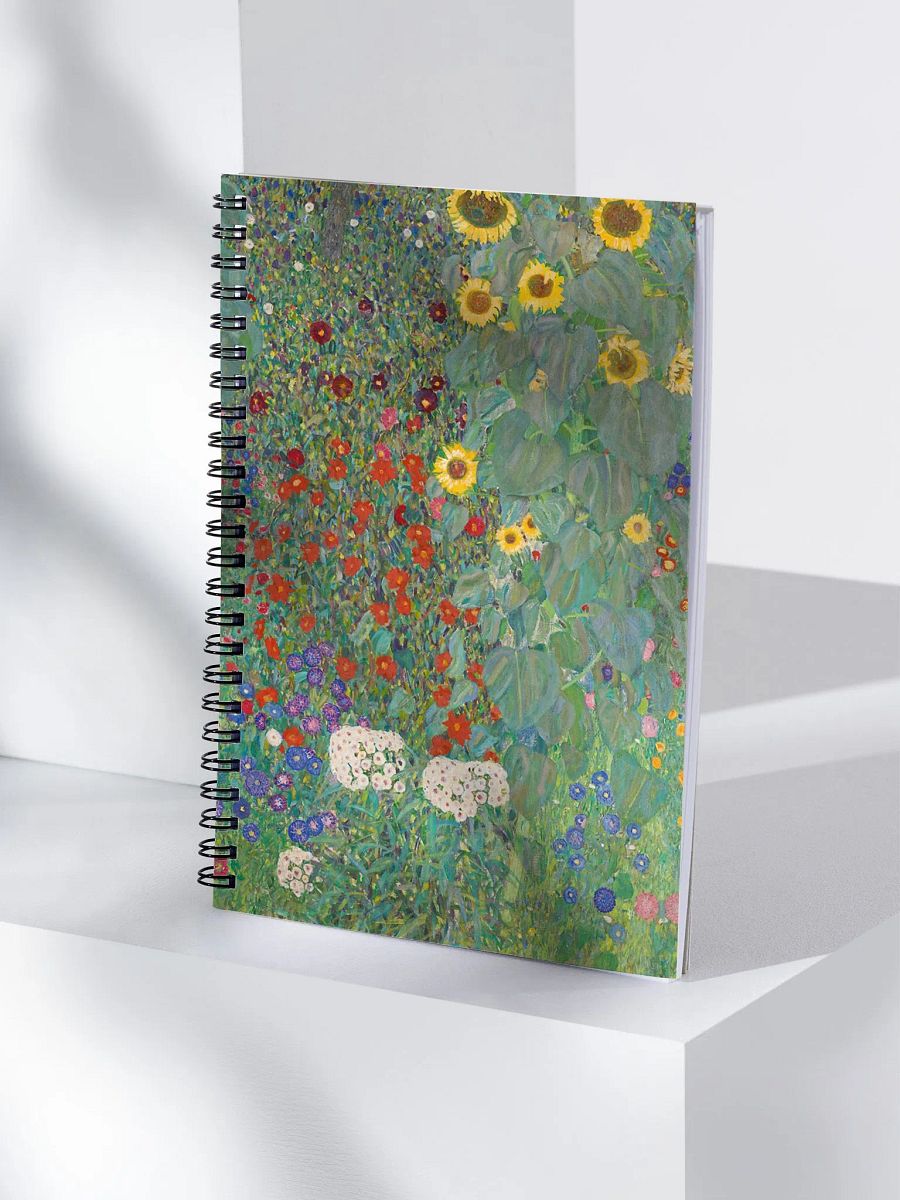 Gustav Klimt: Flower Garden Spiral Notebook product image (4)