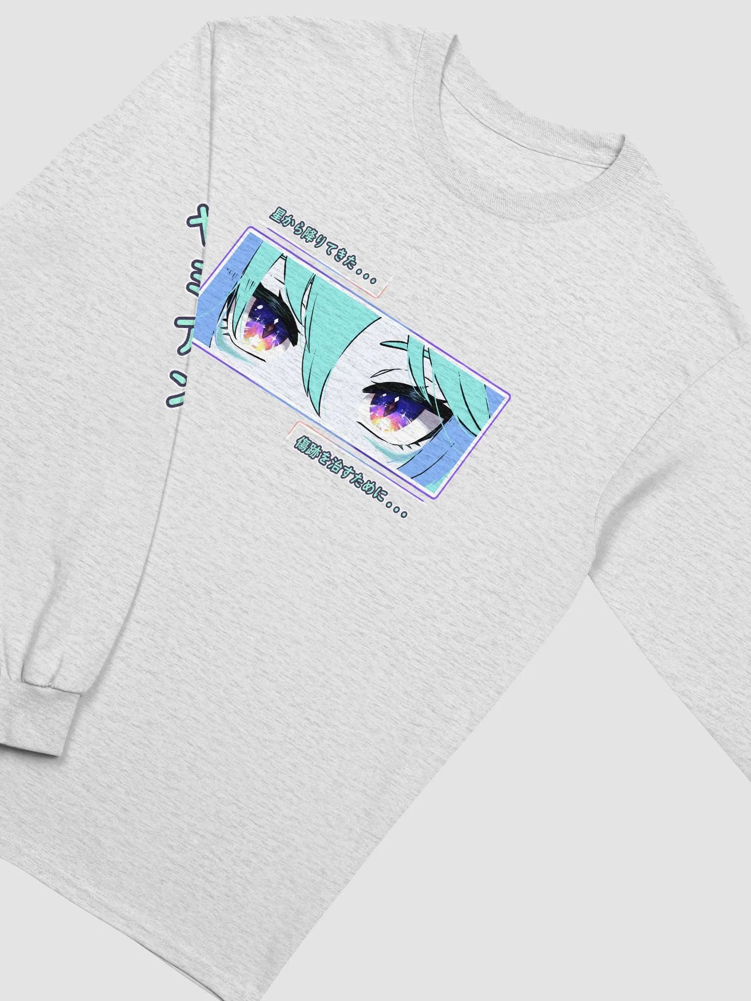 [A T-Shirty Blue Text Yameian Uchu Gang ] Eye see you! product image (3)