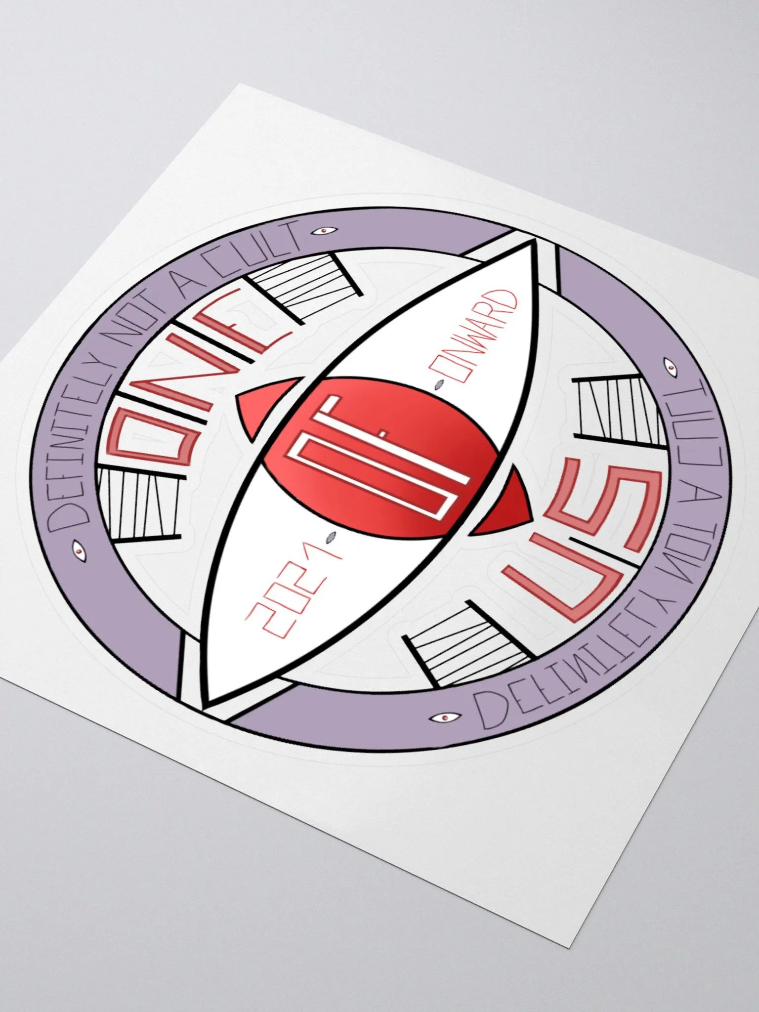 Not-A-Cult Sticker product image (3)