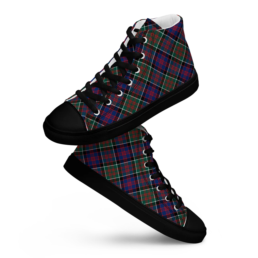 MacDonald Clanranald Tartan Men's High Top Shoes product image (15)