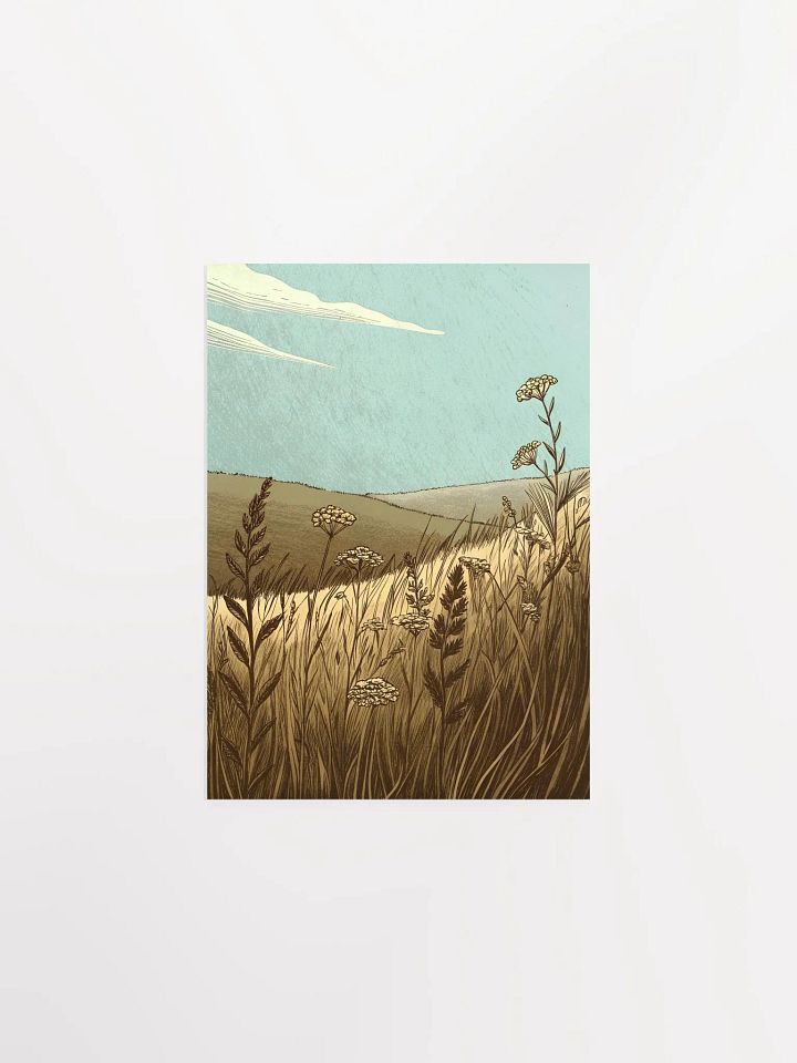 Serene Grasslands Matte Poster product image (6)