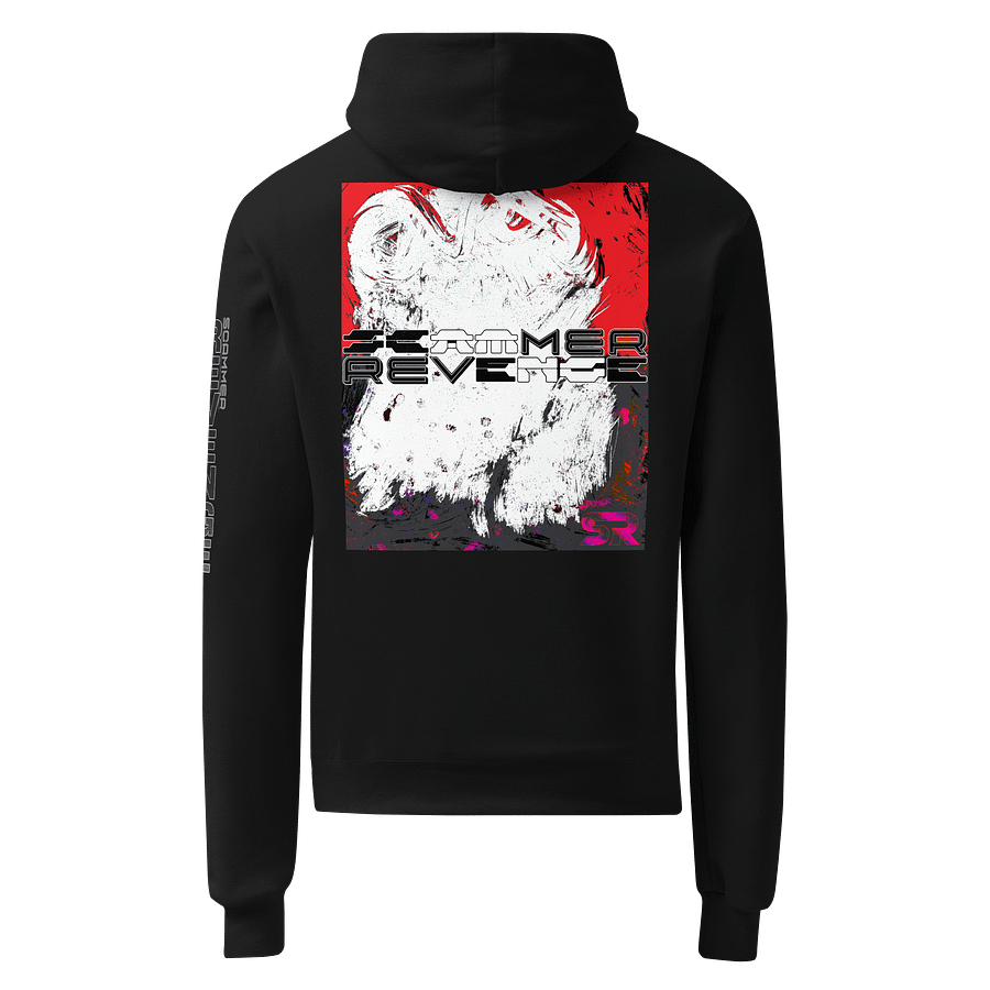 Scammer Revenge Hoodie with Glitch-Style Logo product image (2)