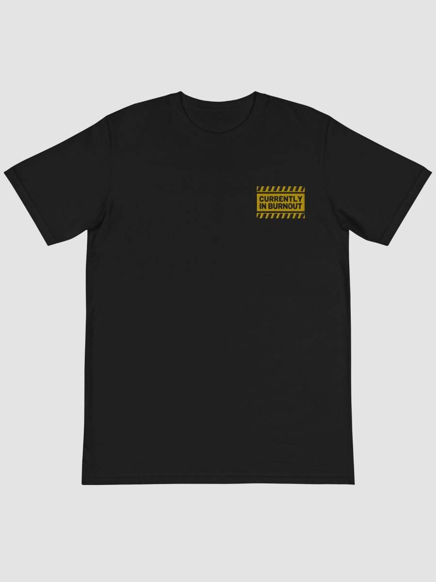 Currently in burnout embroidered eco tee product image (1)