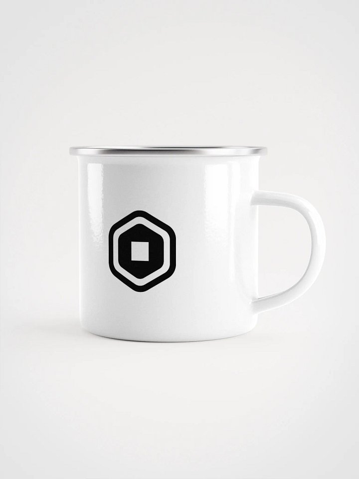 Robux Enamel Mug (Black Coin) product image (1)