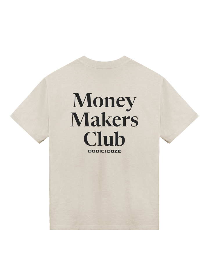 Money Makers Tee White Oversized product image (2)