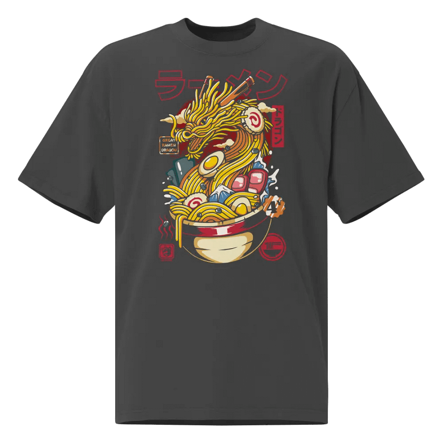Great Ramen Dragon Japanese - Oversized Tee product image (2)