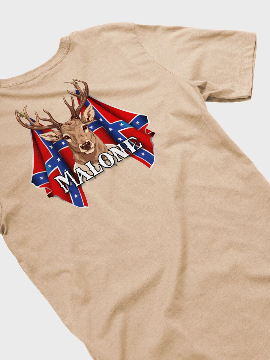 "Malone" Last Name Rebel Redneck Deer - Adult T-Shirt product image (4)