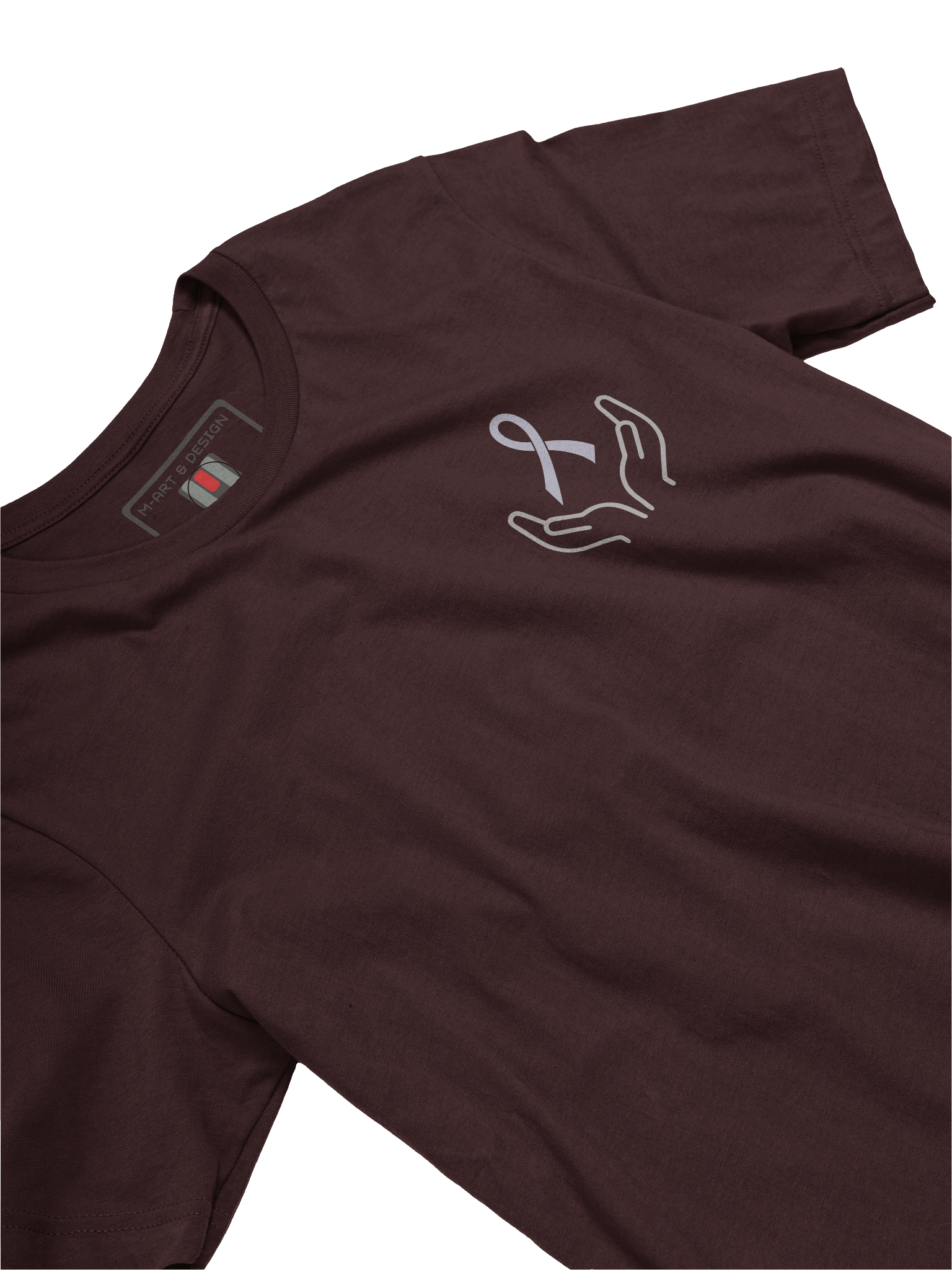 General Cancer Awareness Unisex T-Shirt, Lavender Ribbon Hands Tee, product image (25)