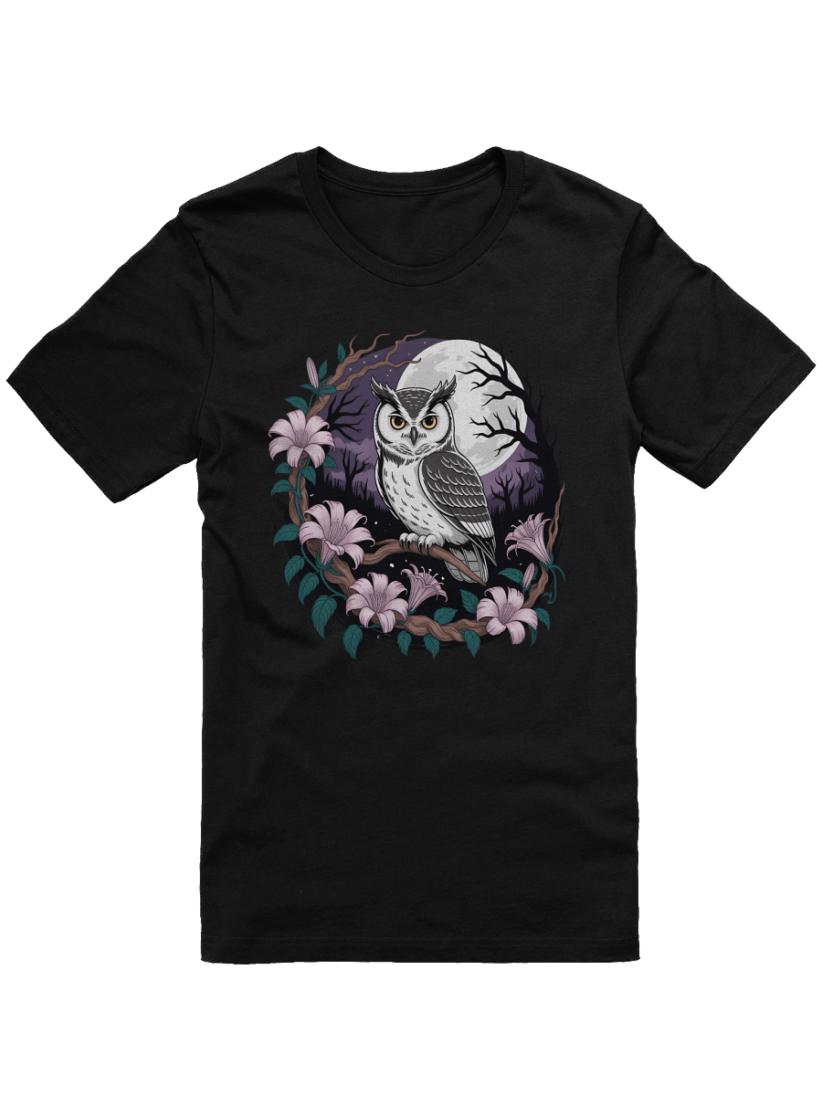 Moonlit Owl Perch T-Shirt product image (2)