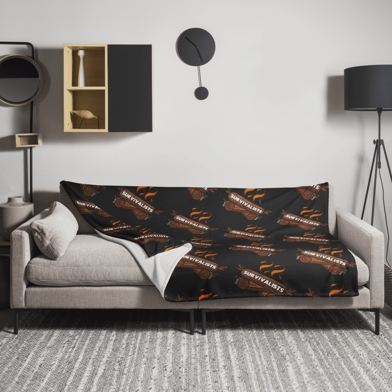 Survivalists Throw Blanket product image (1)