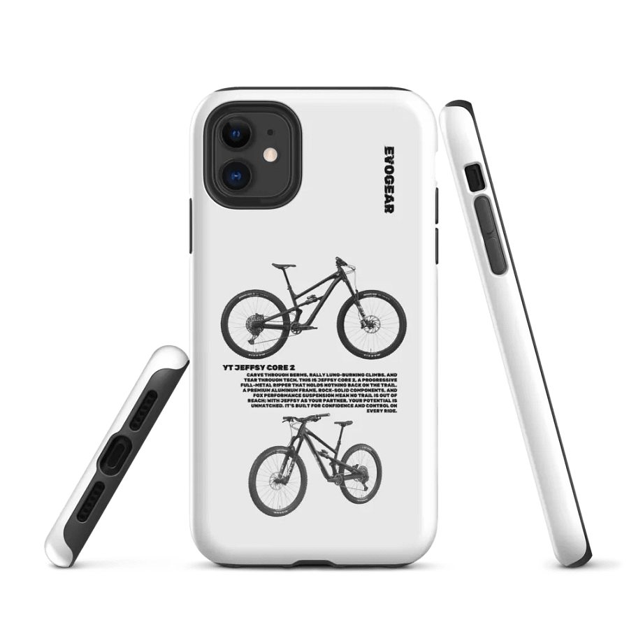 White Jeffsy Core 2 iPhone Case product image (1)