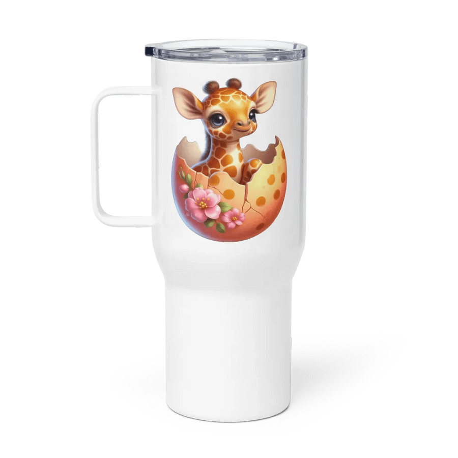 Giraffe Easter Egg - Travel Mug w/ Handle product image (1)