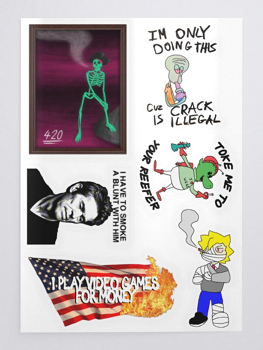 THE 4/20 STICKER SHEET product image (1)