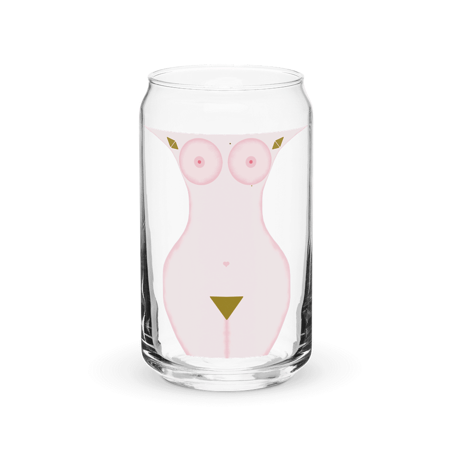 Abstracteros Elegance in a Can: Can-Shaped Glass product image (2)