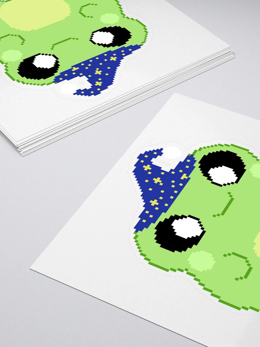 wizard frog sticker product image (11)