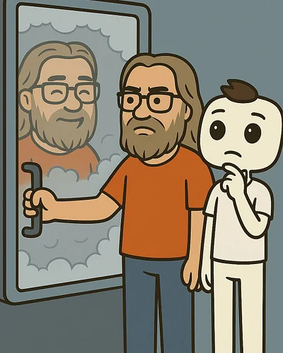 New today: “The Mirror in the Freezer Door” — video and podcast. Thinking about thinking is how you thaw the frozen parts of ...