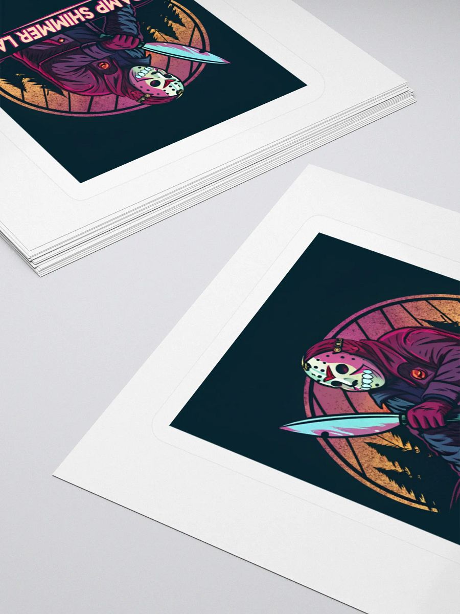Camp Shimmer Lake Slasher Sticker product image (4)